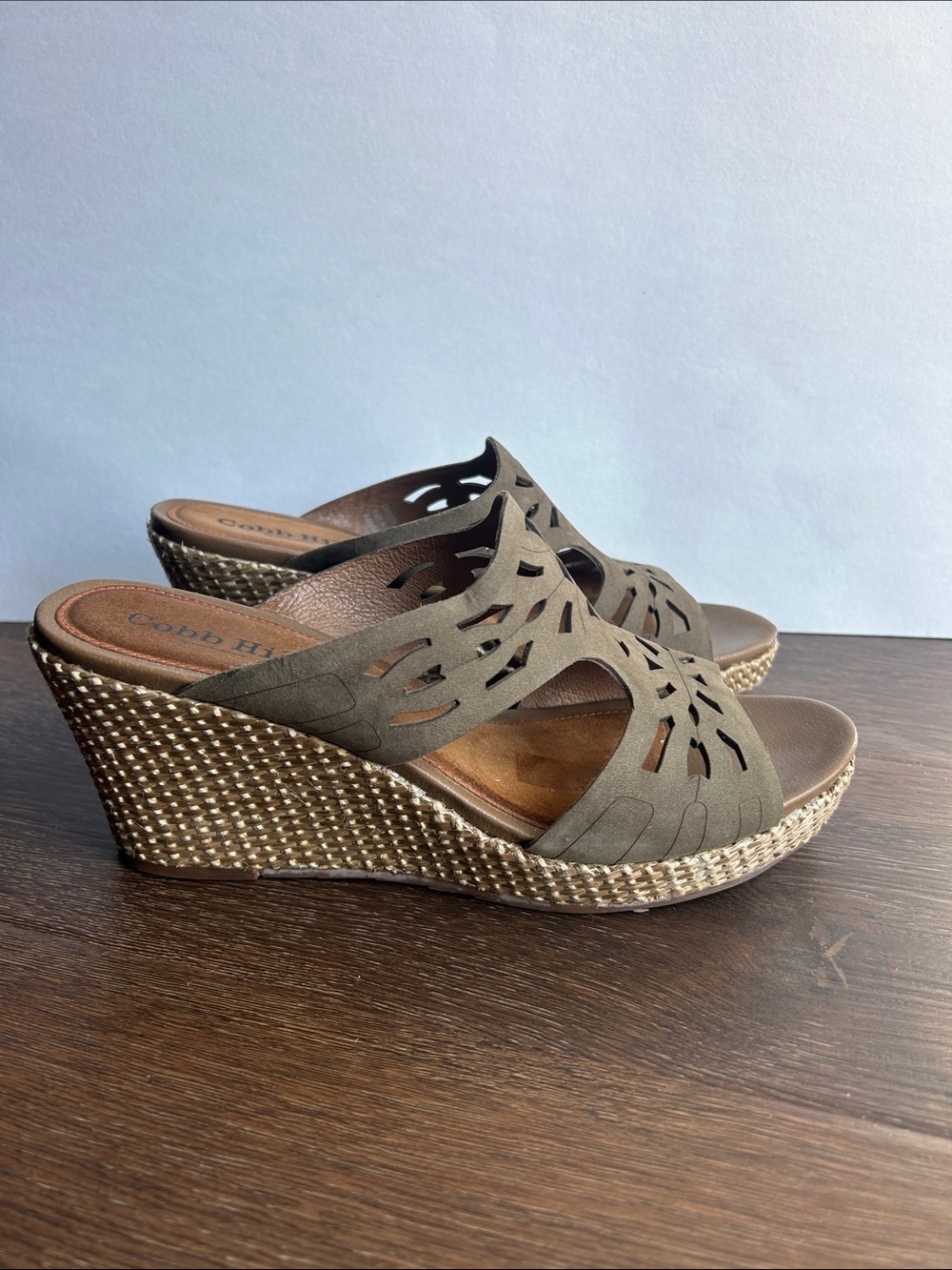 Cobb Hill by New Balance Wedge Sandal | Cobb Hill Wedge Sandal | Olive Green